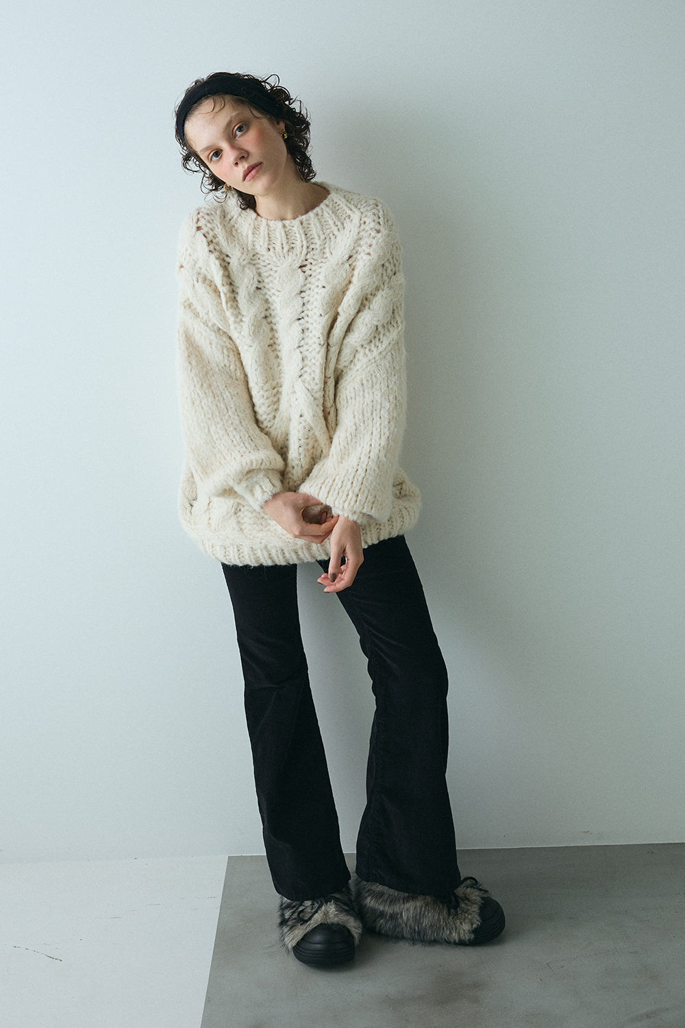【予約：12月中旬】Alpaca Fur Boots／60251100054