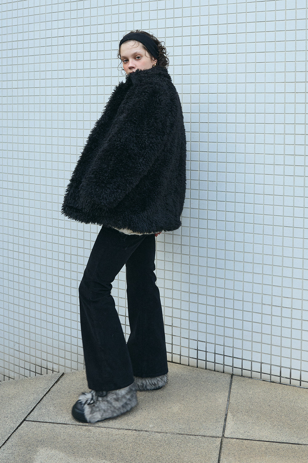 【予約：12月中旬】Alpaca Fur Boots／60251100054