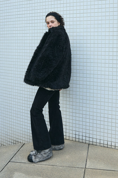 【予約：12月中旬】Alpaca Fur Boots／60251100054