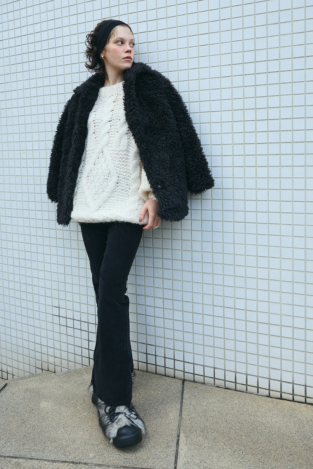 【予約：12月中旬】Alpaca Fur Boots／60251100054