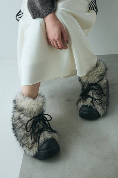 【予約：12月中旬】Alpaca Fur Boots／60251100054