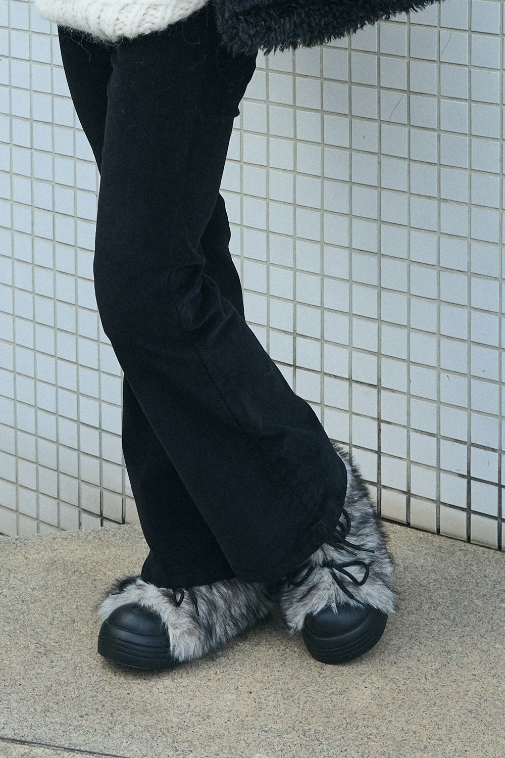 【予約：12月中旬】Alpaca Fur Boots／60251100054
