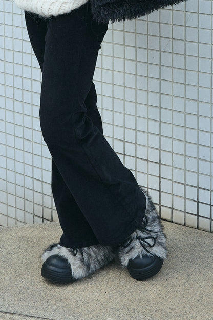 【予約：12月中旬】Alpaca Fur Boots／60251100054