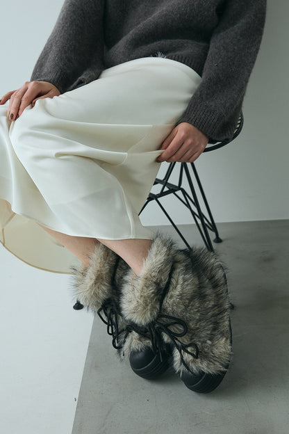 【予約：12月中旬】Alpaca Fur Boots／60251100054