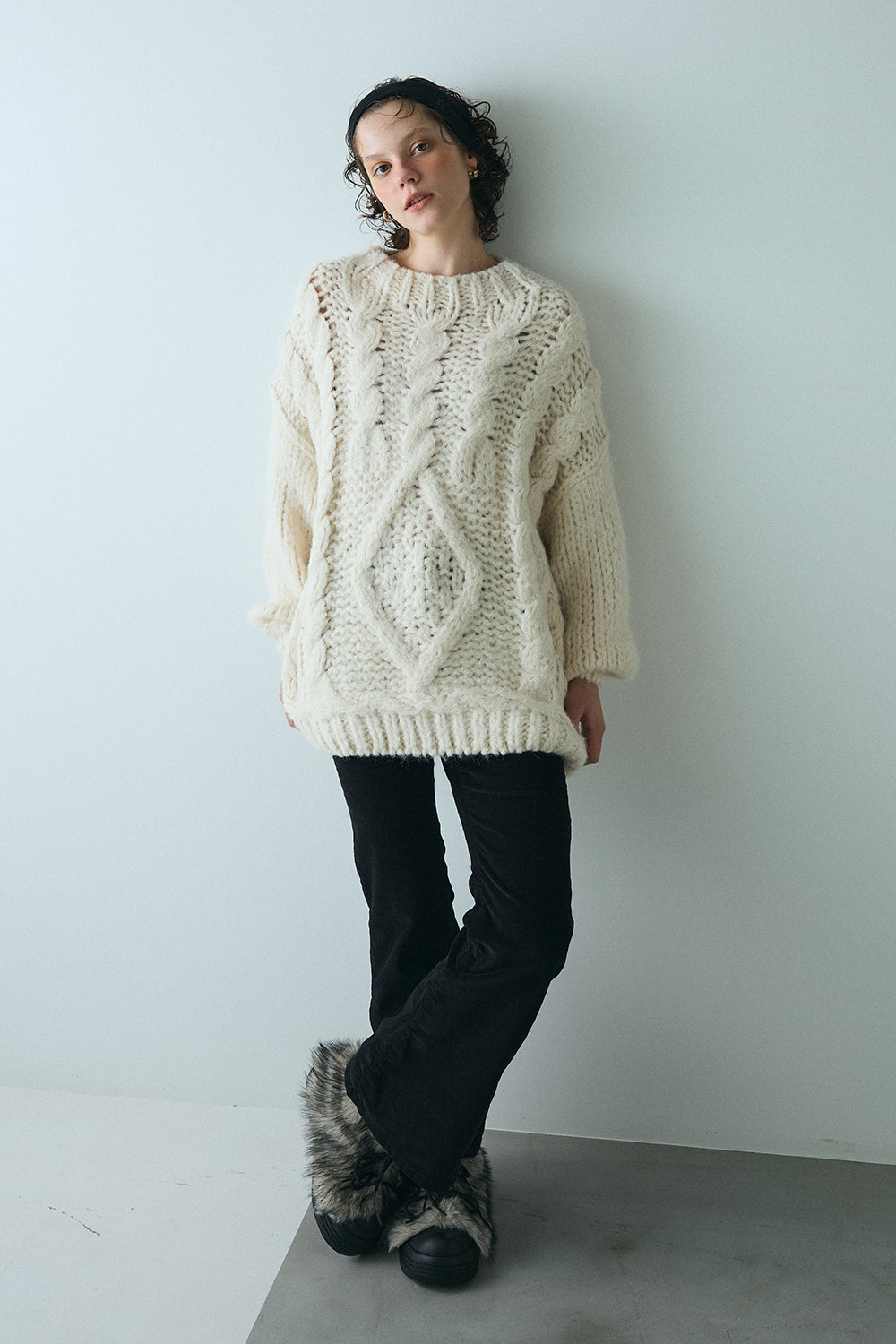 【予約：12月中旬】Alpaca Fur Boots／60251100054