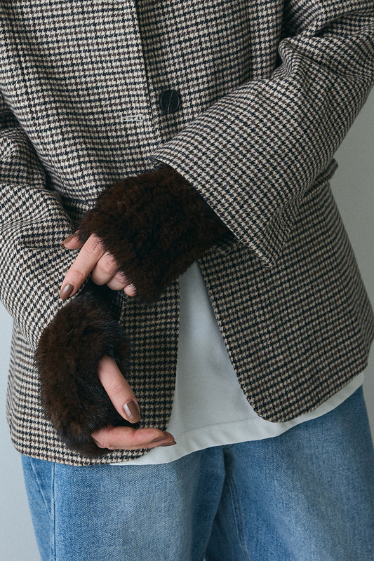 【予約：12月中旬】Mink Fur Gloves／60251100055