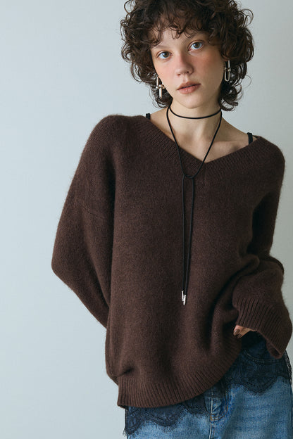 【予約：1月下旬〜2月上旬】Fluffy Essential Knit／60251009015