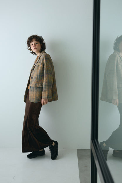 【予約：1月下旬〜2月上旬】Velvet Long Skirt／60251102053