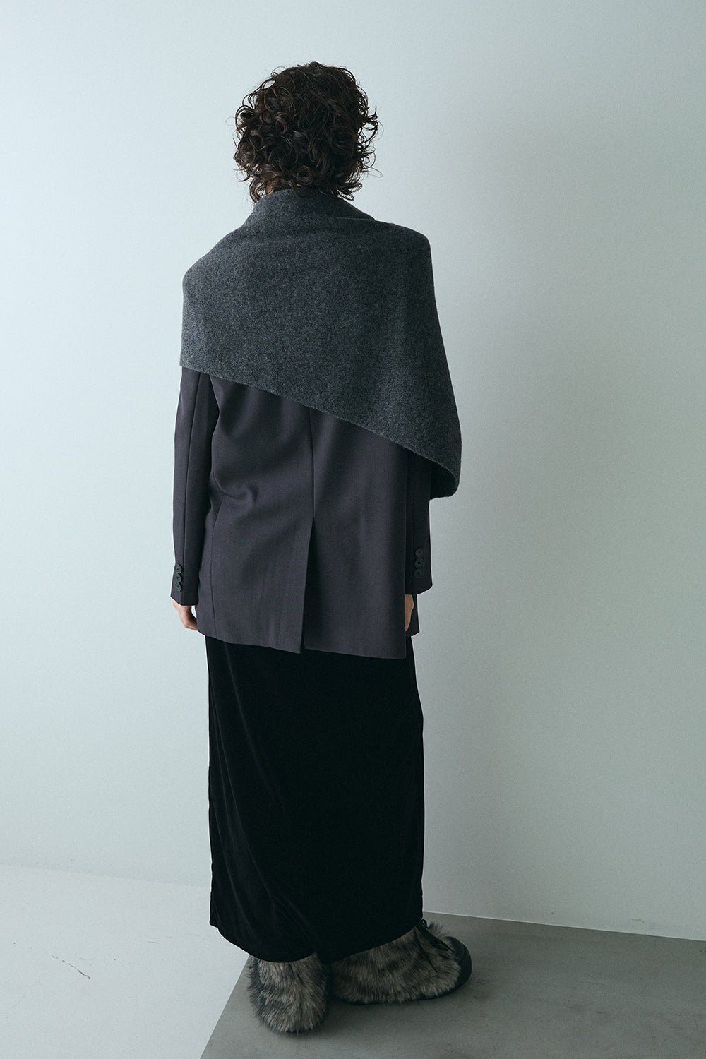 【予約：1月下旬〜2月上旬】Velvet Long Skirt／60251102053
