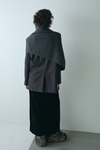 【予約：1月下旬〜2月上旬】Velvet Long Skirt／60251102053