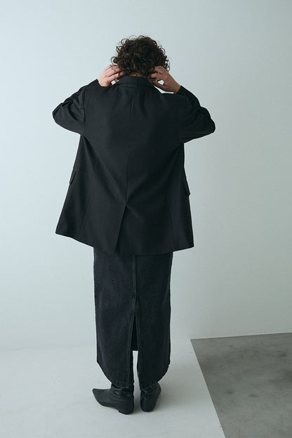 【予約：1月下旬〜2月上旬】Sleek Line Denim Skirt／60251002024