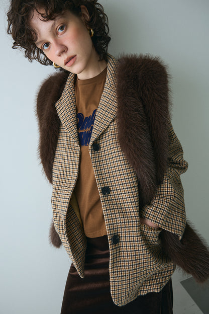 【予約：1月下旬〜2月上旬】Check Jacket／60251104039