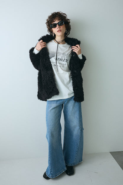 【予約：1月下旬〜2月上旬】Poodle Fur Coat／60251104041
