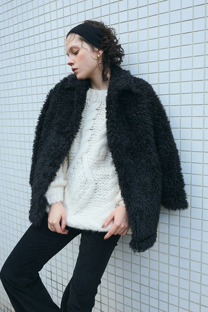 【予約：1月下旬〜2月上旬】Poodle Fur Coat／60251104041