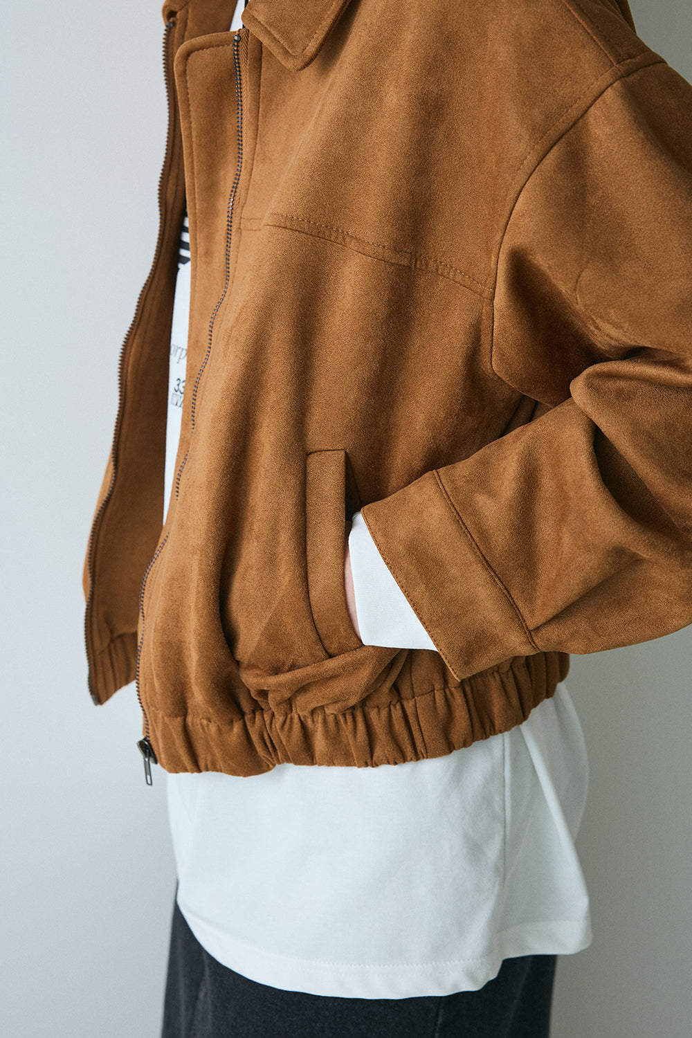 【予約：1月下旬〜2月上旬】Eco Suede Jacket／60251104042