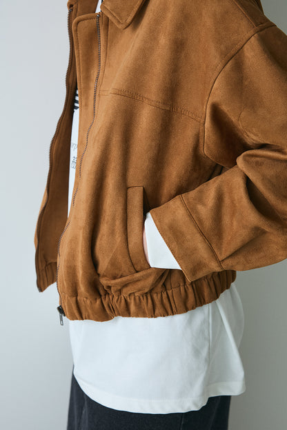 【予約：1月下旬〜2月上旬】Eco Suede Jacket／60251104042
