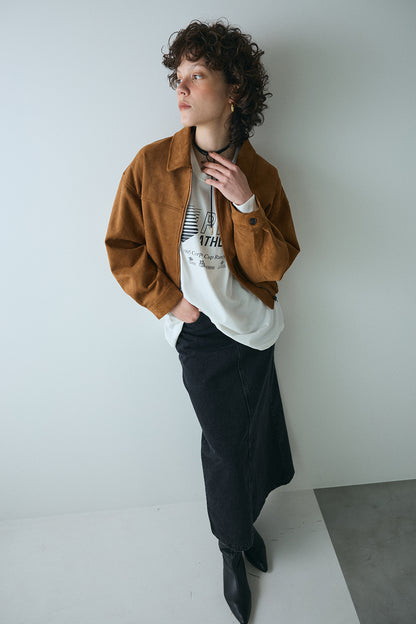 【予約：1月下旬〜2月上旬】Eco Suede Jacket／60251104042