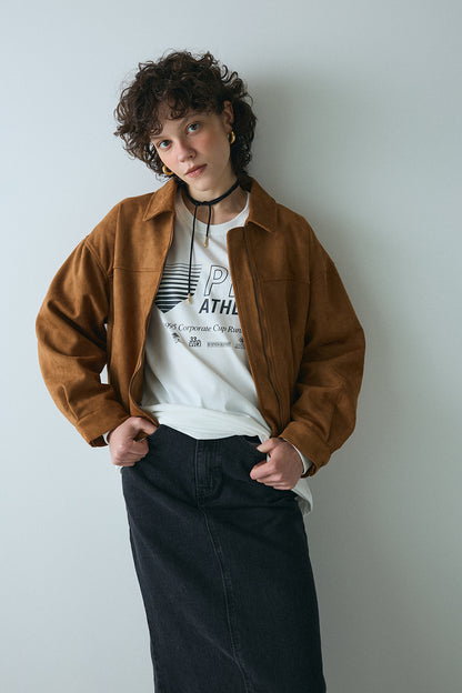 【予約：1月下旬〜2月上旬】Eco Suede Jacket／60251104042