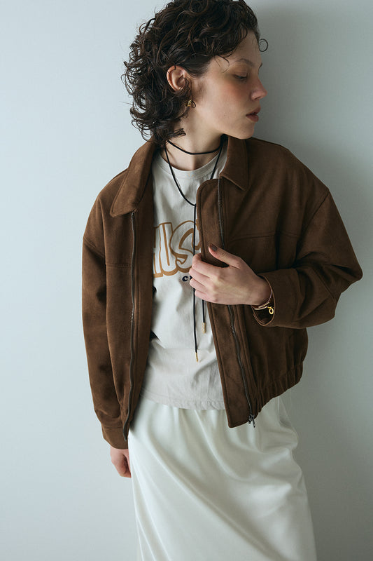 【予約：12月中旬】Eco Suede Jacket／60251104042