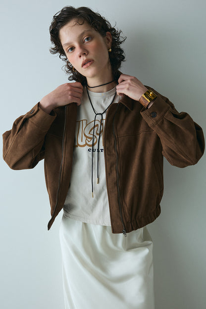 【予約：1月下旬〜2月上旬】Eco Suede Jacket／60251104042