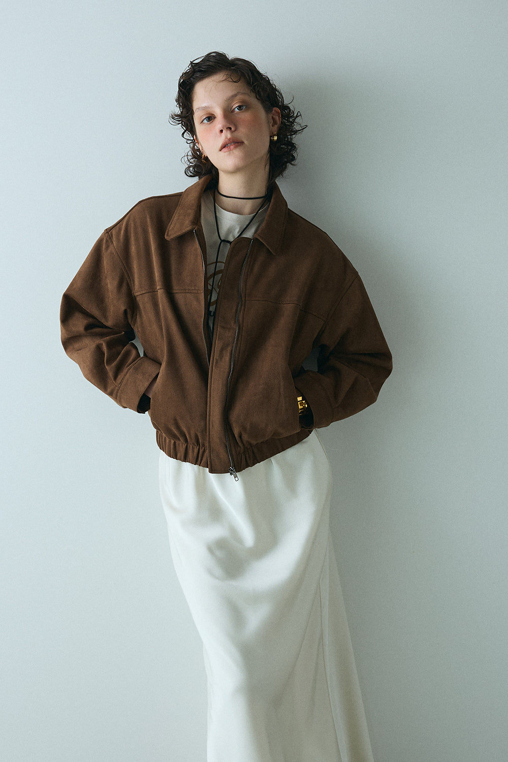 【予約：1月下旬〜2月上旬】Eco Suede Jacket／60251104042