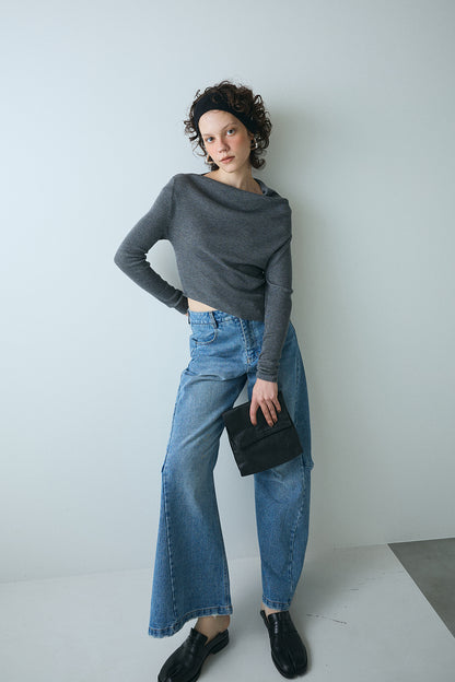 【予約：1月下旬〜2月上旬】Hem Rib Knit／60251108051