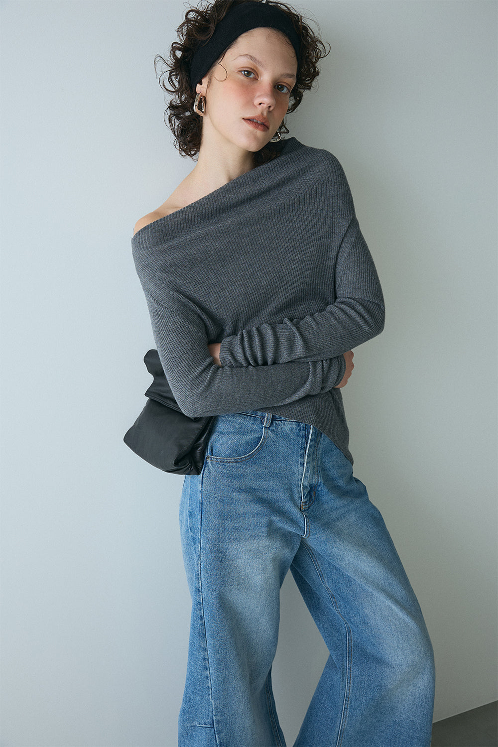 【予約：1月下旬〜2月上旬】Hem Rib Knit／60251108051
