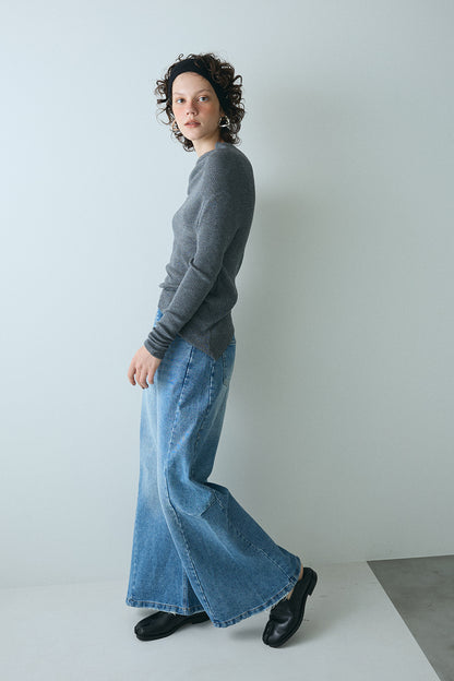 【予約：1月下旬〜2月上旬】Hem Rib Knit／60251108051