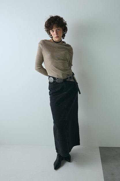 【予約：1月下旬〜2月上旬】Hem Rib Knit／60251108051