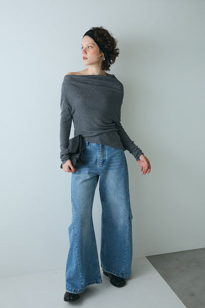 【予約：1月下旬〜2月上旬】Hem Rib Knit／60251108051