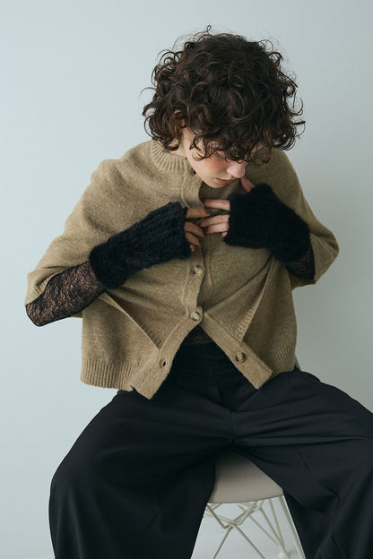 【予約：1月下旬〜2月上旬】Knit Cape Cardigan／60251109043