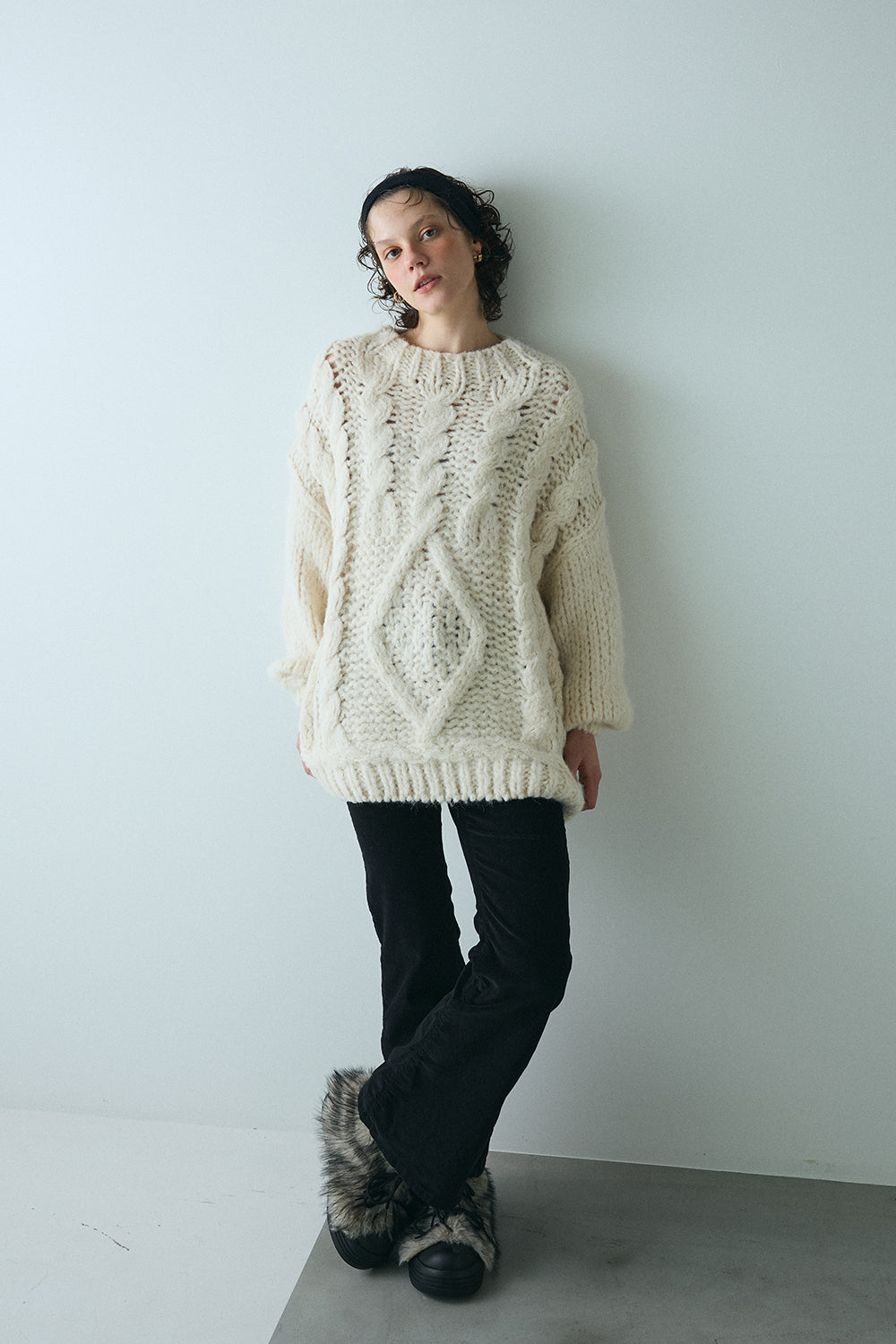 【予約：12月中旬】Chunky Cable Knit／60251109044