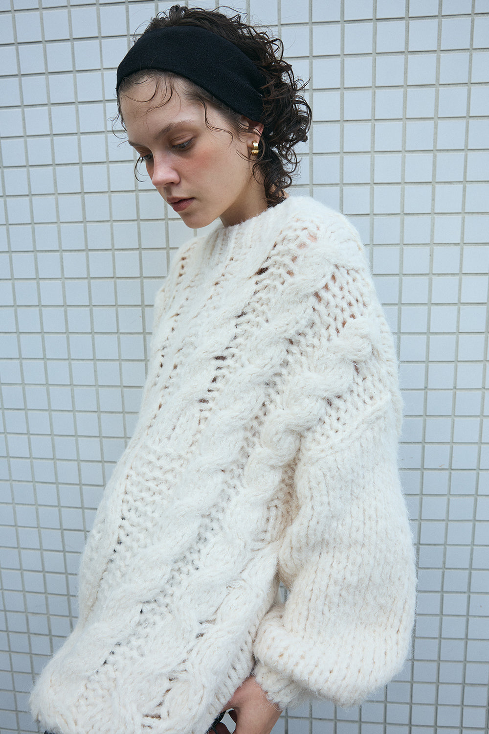 【予約：12月中旬】Chunky Cable Knit／60251109044