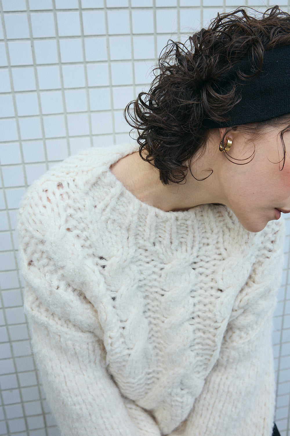 【予約：12月中旬】Chunky Cable Knit／60251109044