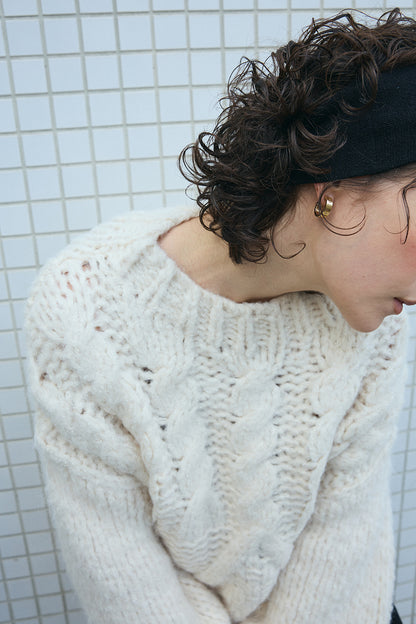 【予約：12月中旬】Chunky Cable Knit／60251109044