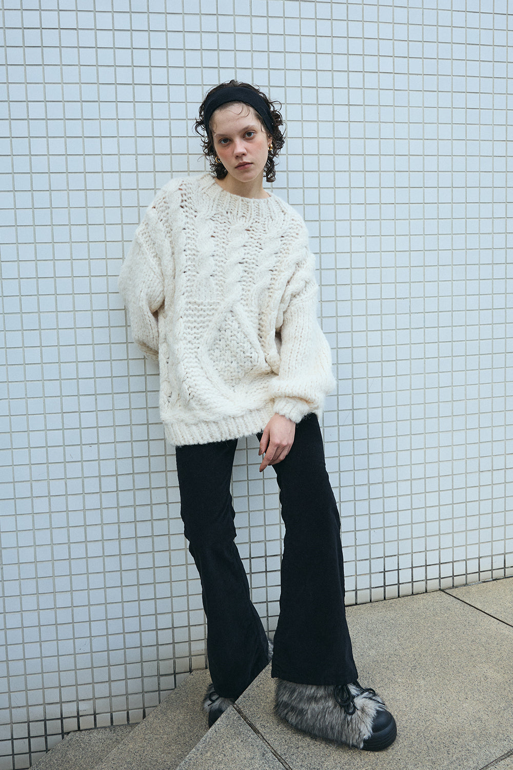 【予約：12月中旬】Chunky Cable Knit／60251109044