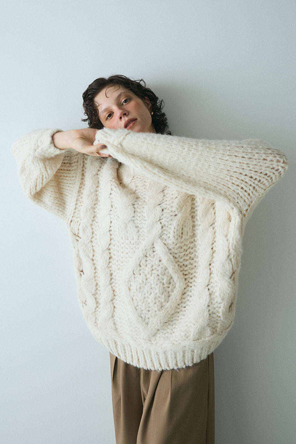 【予約：12月中旬】Chunky Cable Knit／60251109044