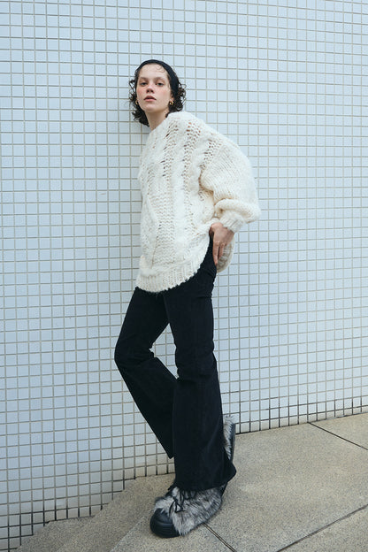 【予約：12月中旬】Chunky Cable Knit／60251109044