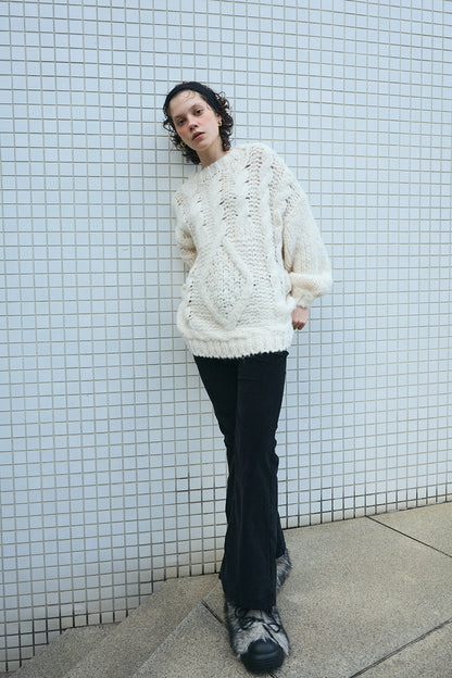 【予約：12月中旬】Chunky Cable Knit／60251109044