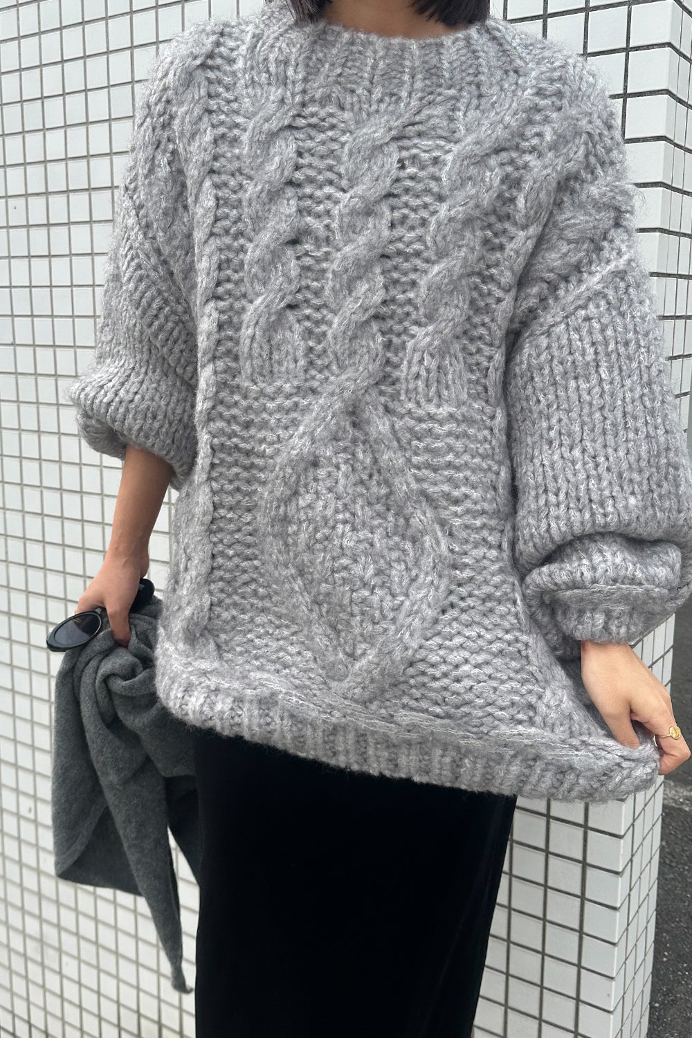 【予約：12月中旬】Chunky Cable Knit／60251109044