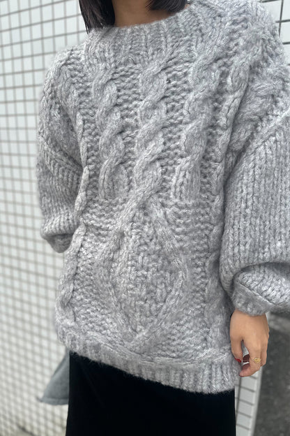 【予約：12月中旬】Chunky Cable Knit／60251109044