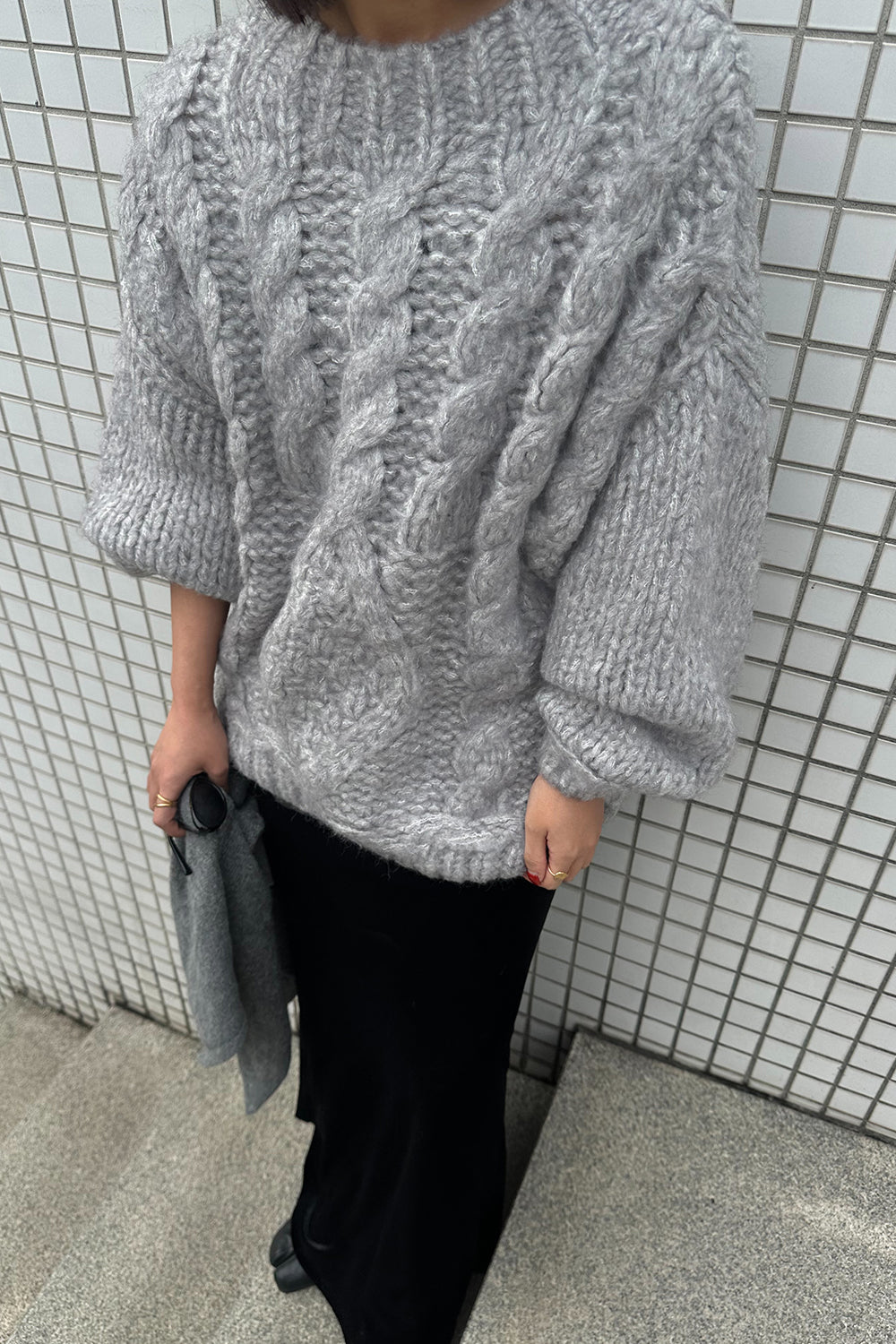 【予約：12月中旬】Chunky Cable Knit／60251109044