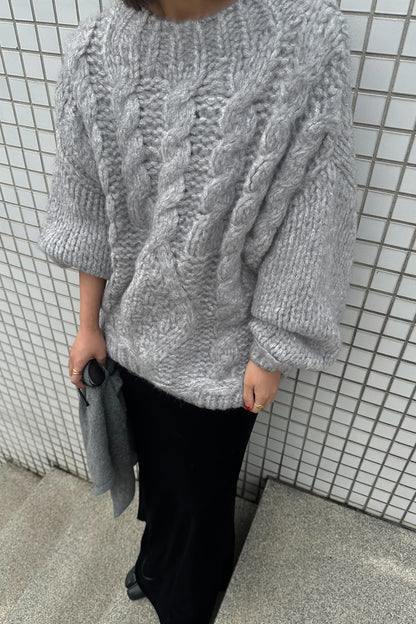 【予約：12月中旬】Chunky Cable Knit／60251109044