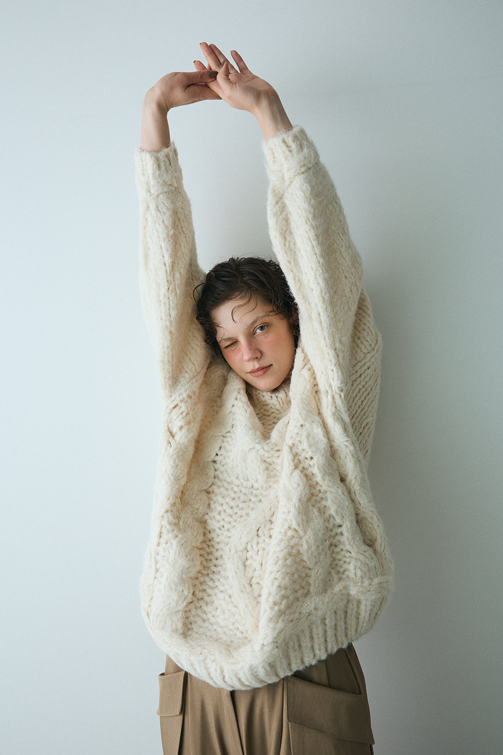 【予約：12月中旬】Chunky Cable Knit／60251109044