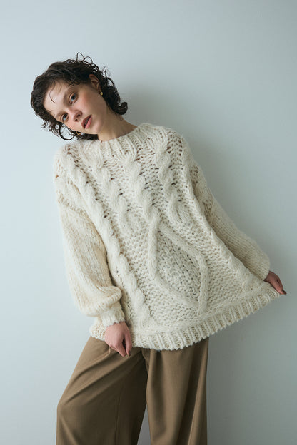 【予約：12月中旬】Chunky Cable Knit／60251109044