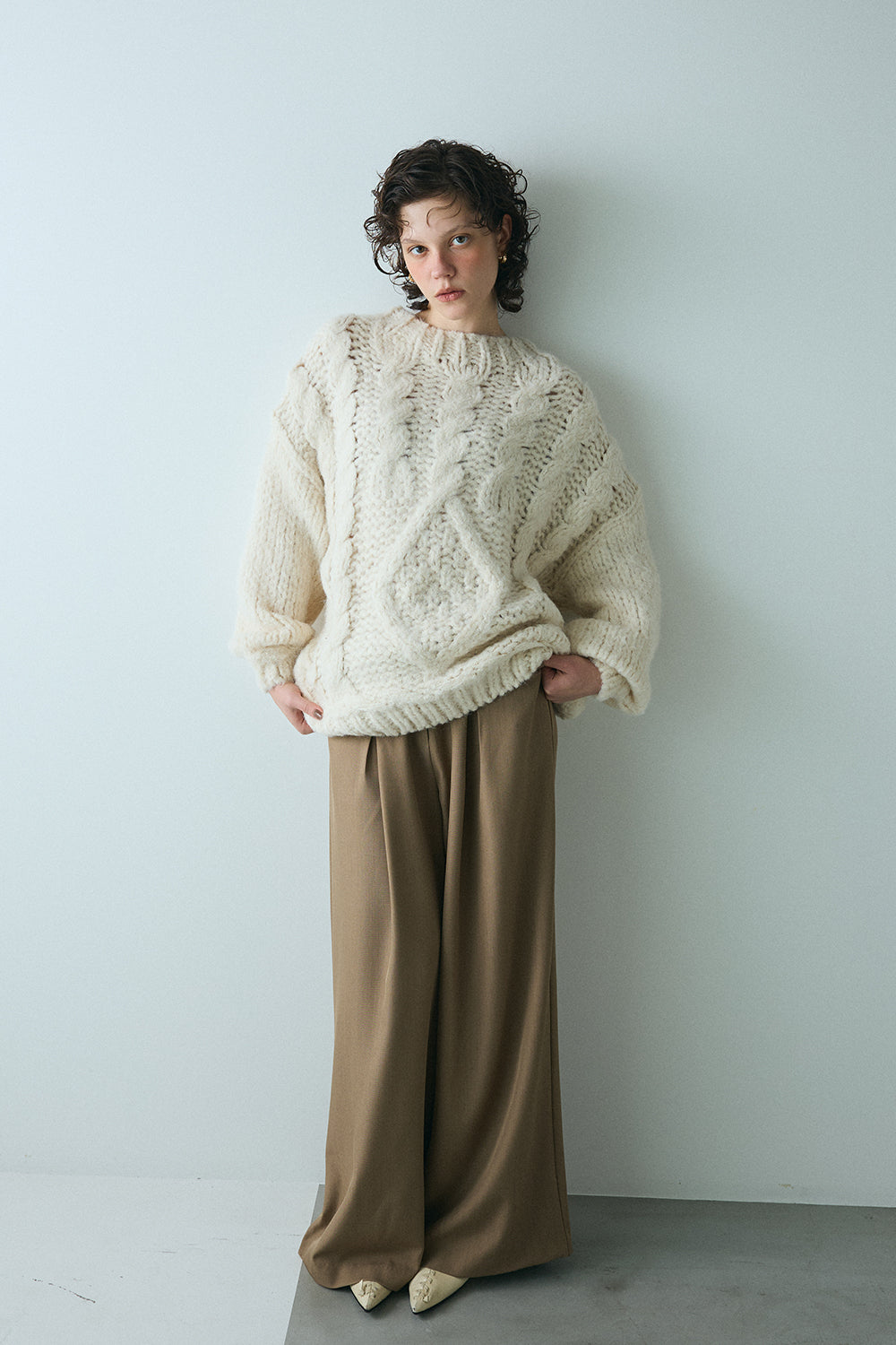【予約：12月中旬】Chunky Cable Knit／60251109044
