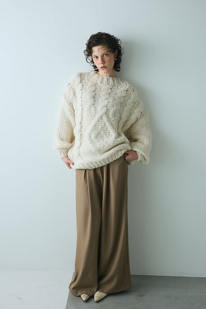 【予約：12月中旬】Chunky Cable Knit／60251109044