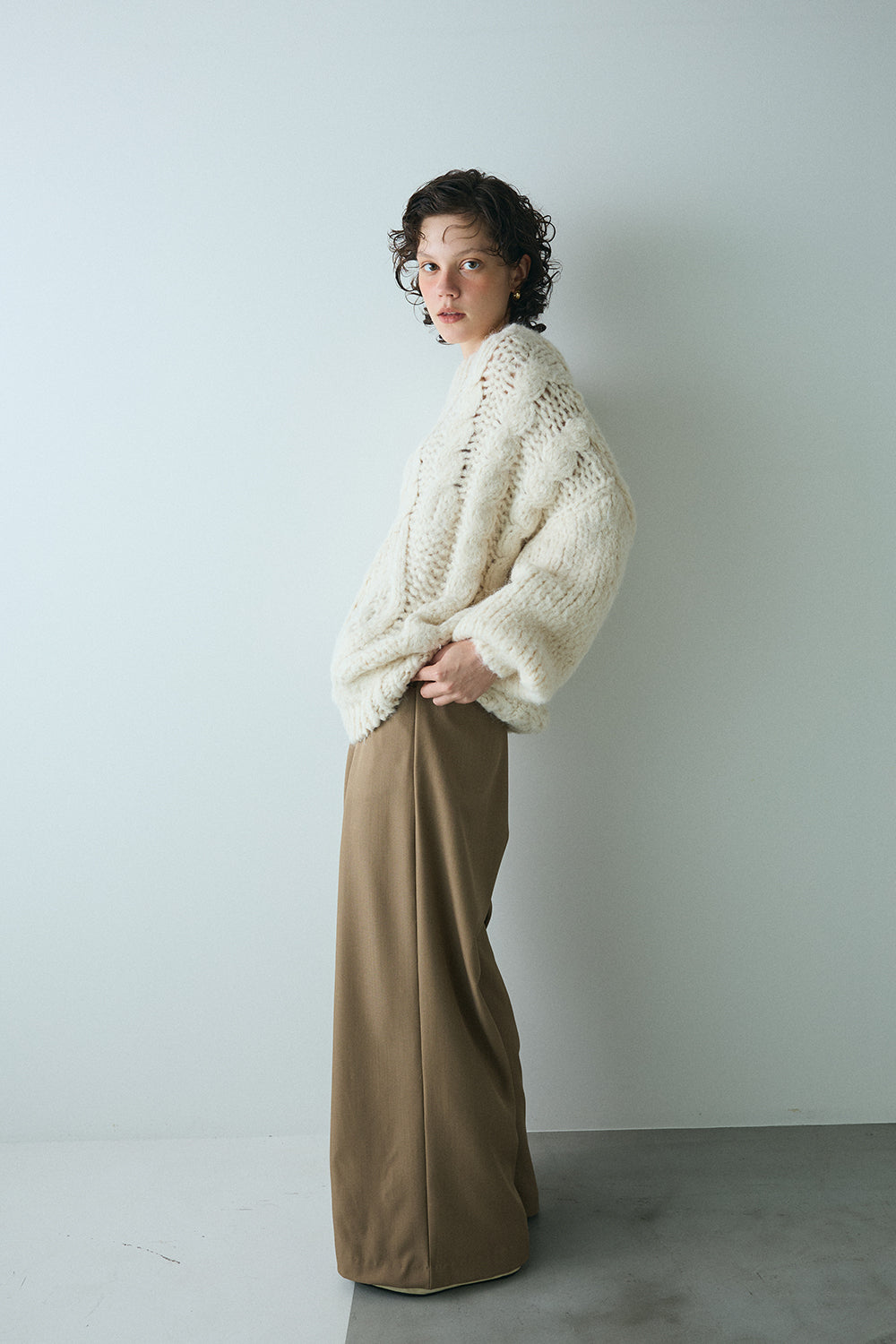 【予約：12月中旬】Chunky Cable Knit／60251109044