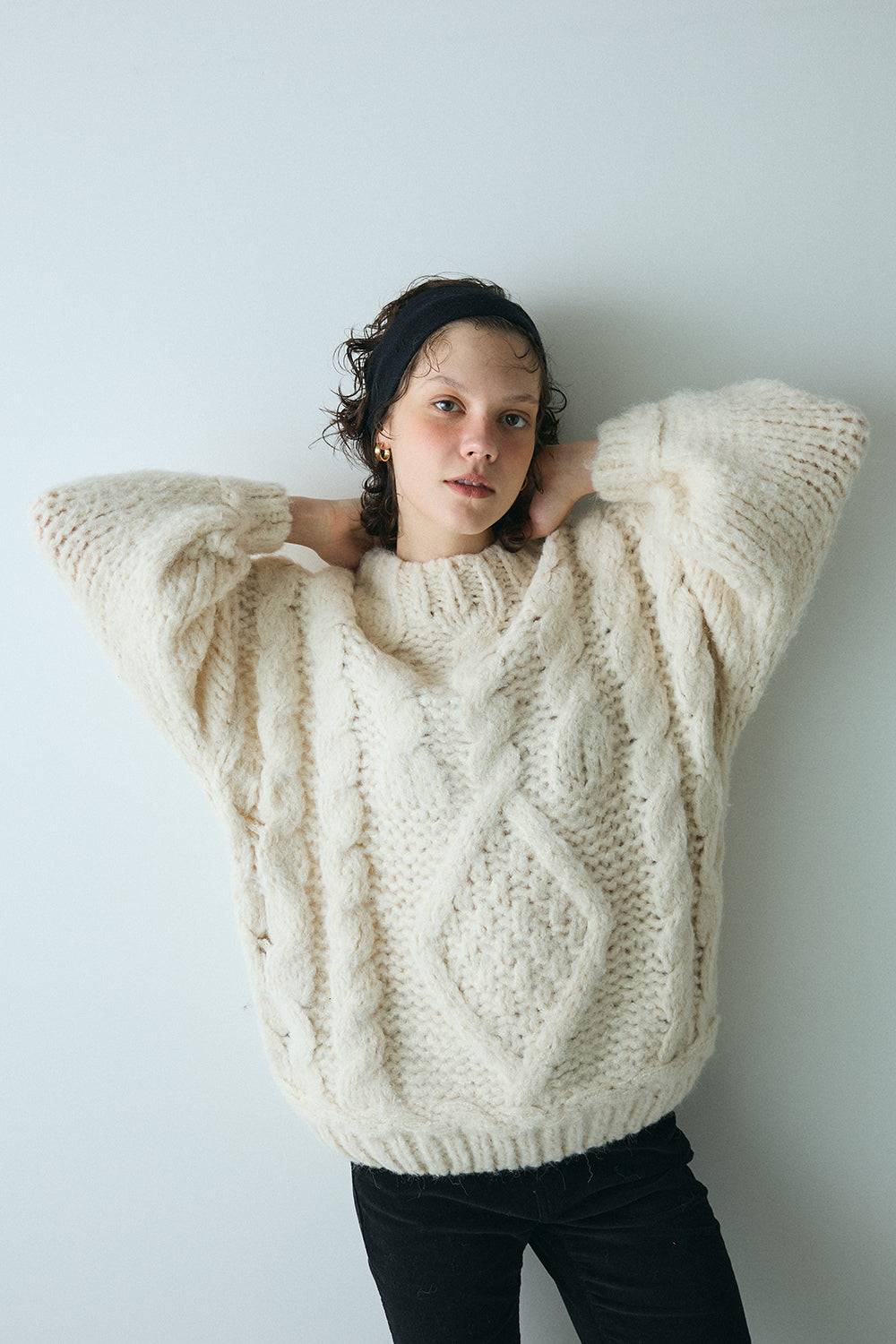 【予約：12月中旬】Chunky Cable Knit／60251109044