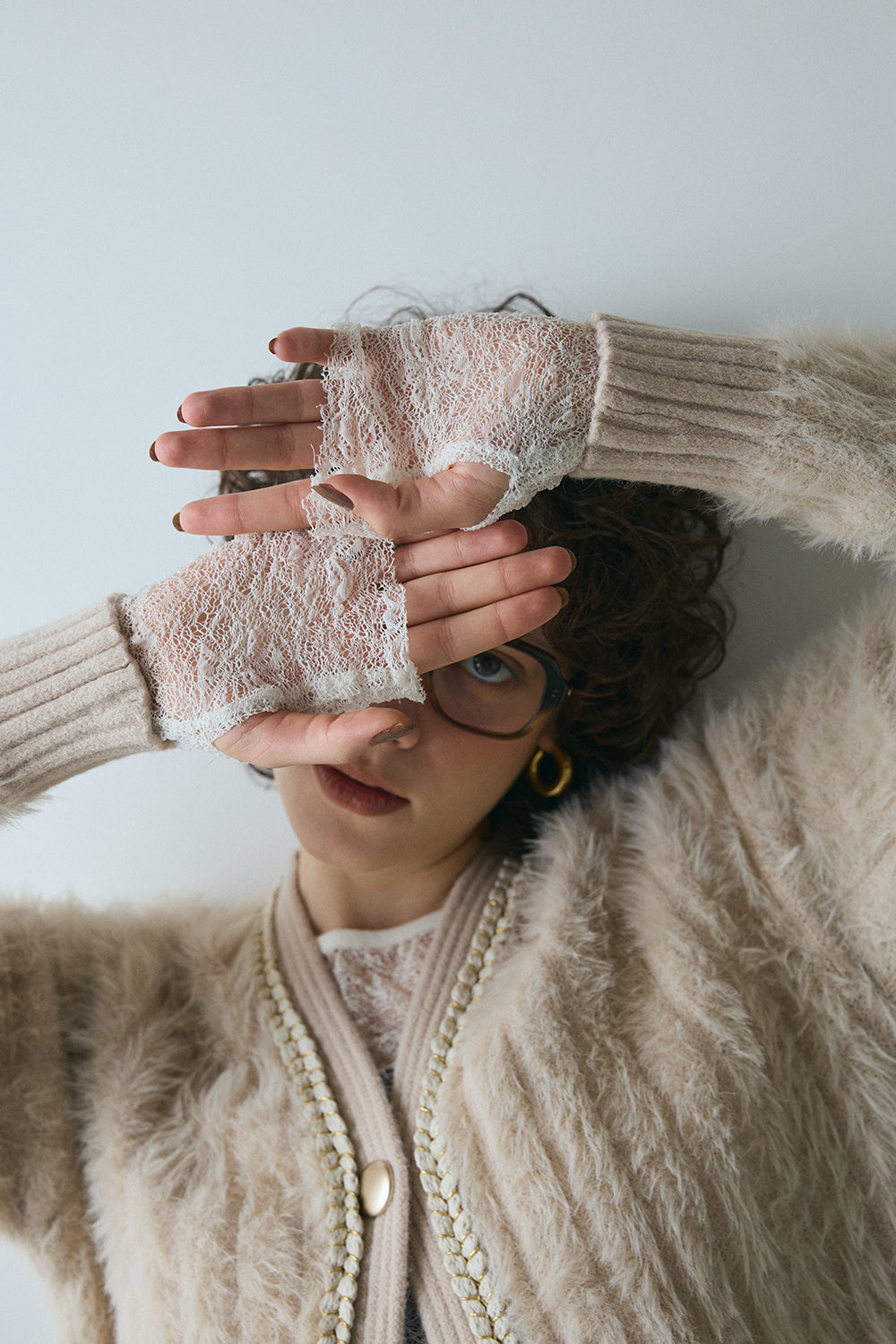 【予約：1月下旬〜2月上旬】Eco Fur Cardigan／60251109045